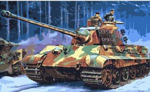German Tank paint by numbers