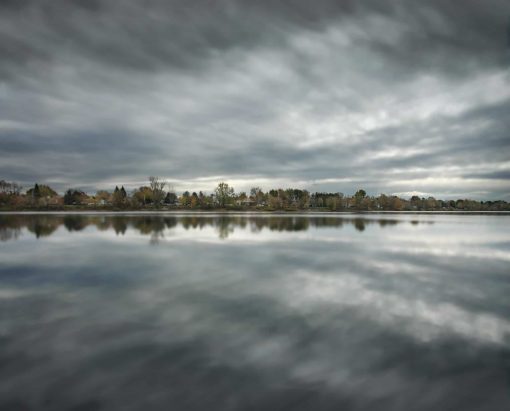 Grey Clouds Lake paint by numbers