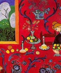 Harmony in Red By Henri Matisse paint by numbers