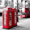 London Telephone Booth paint by numbers