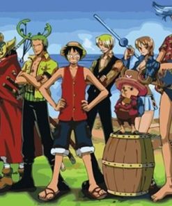 One Piece Squad paint by numbers