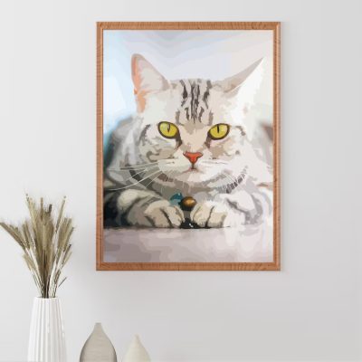 Personalized Cat Paint By Numbers