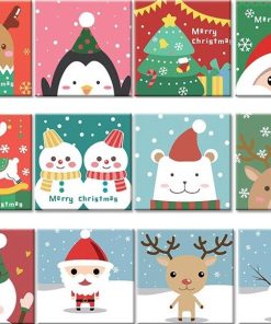 Cute Christmas Animals - DIY Paint By Numbers - Numeral Paint