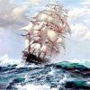 Sailing Boat paint by numbers