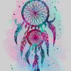 Watercolor Dream Catcher paint by number