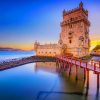 Belem Tower Lisbon paint by numbers