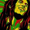 Bob Marley Art paint by numbers