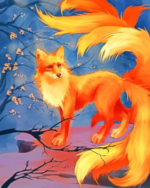 Fox Art paint by numbers