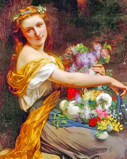Pierre Auguste Cot paint by numbers