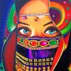 Aesthetic Colorful Woman Paint by numbers