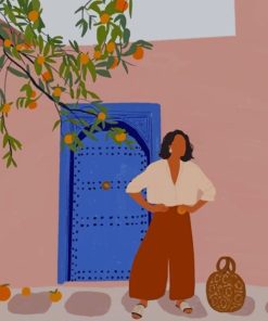 Girl In Morocco Paint by numbers