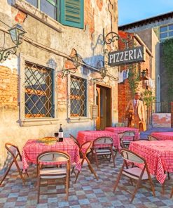 Italian Villa Restaurant Paint by numbers