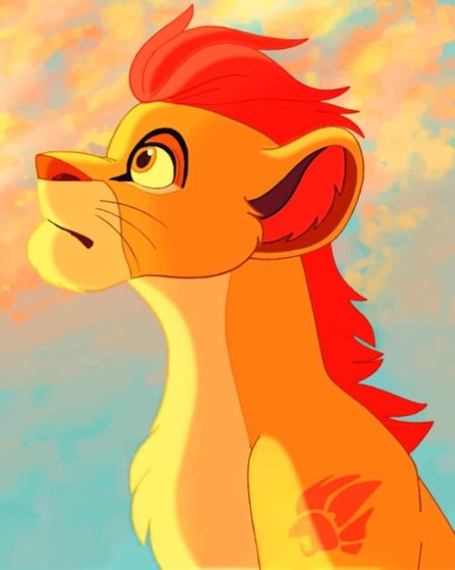Kion Lion paint by numbers