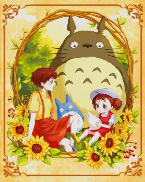 My Neighbor Totoro paint by numbers