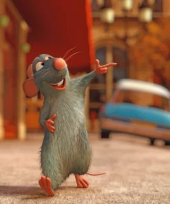 Remy Ratatouille paint by numbers