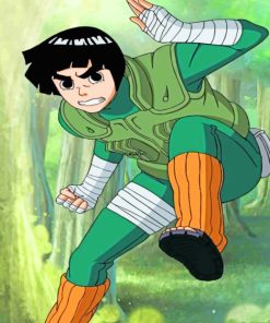 Rock Lee paint by numbers