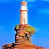 Tourlitis Lighthouse Andros Island Greece paint by numbers