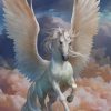 White Pegasus paint by numbers