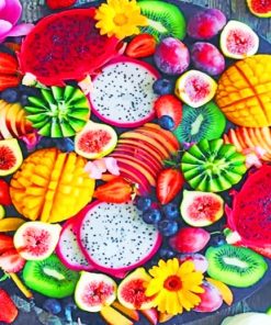 Tasty Fruits paint by numbers