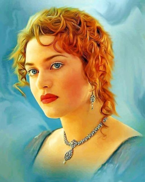 kate winslet Titanic paint by number