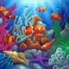 Clownfish Underwater Paint by numbers