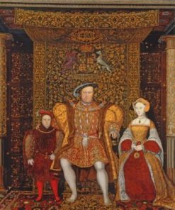 Henry VIII Family paint by numbers