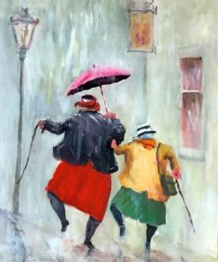 Old Women Dancing paint by numbers