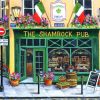 The Shamrock Pub Art paint by numbers