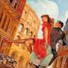 Vintage Couple In Rome paint by numbers
