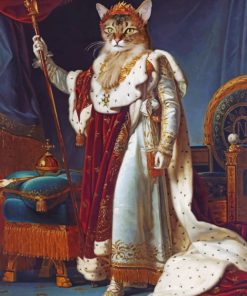 Royal Cat paint by numbers
