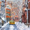 Snow New York City Paint by numbers