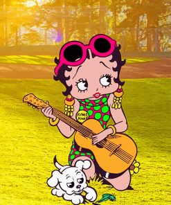 betty-boop-playing-music-paint-by-numbers