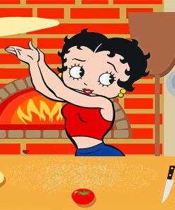 chef betty-boop-paint-by-numbers