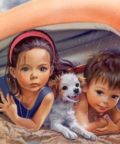 cute-siblings-and-their-pet-paint-by-number