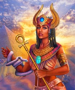 egyptian-goddess-paint-by-number