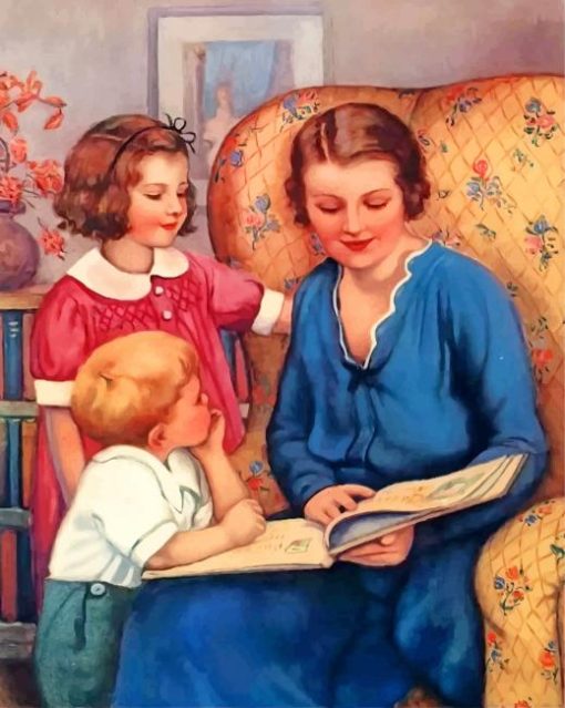 mom-reading-a-book-paint-by-numbers
