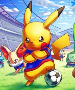 pikachu-playing-football-paint-by-numbers