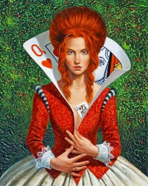 Queen Of Hearts - Paint By Number - PaintingByNumbers.shop
