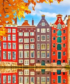 Amsterdam Buildings Paint by numbers