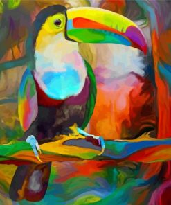 Colorful Toucan Paint by numbers