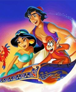 Disney Aladdin Paint by numbers