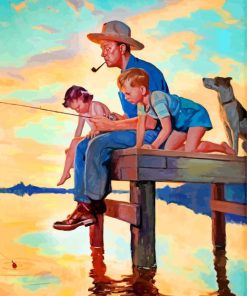 Fishing Time Paint by numbers