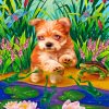 Morkie Dog Paint by numbers