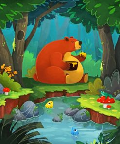 brown-bear-eating-honey-paint-by-numbers