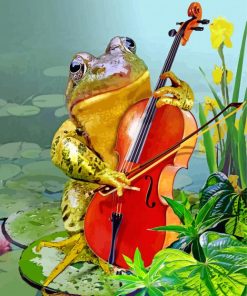 frog-playing-the-violin-paint-by-numbers