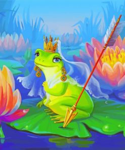 frog-queen-paint-by-number