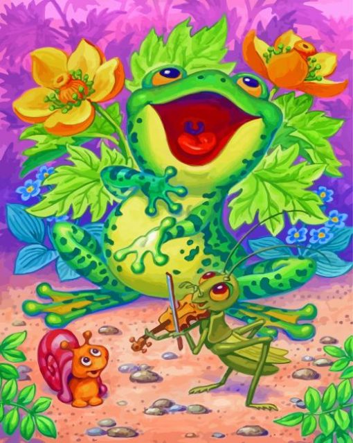 frog-singing-paint-by-numbers