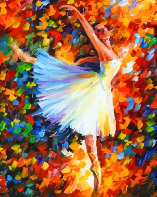 Abstract Ballerina Paint by numbers