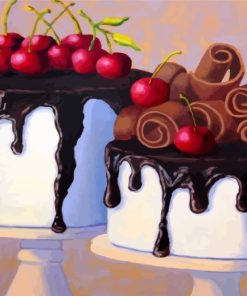 Chocolate Cakes Paint by numbers