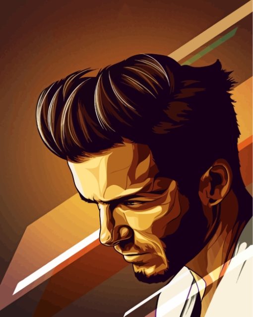 David Beckham Paint by numbers